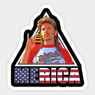 Merica Movie Quotes 70s 80s Tribute Sticker